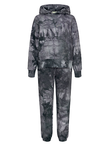Grey Tie-Dye Jersey Suit, 1