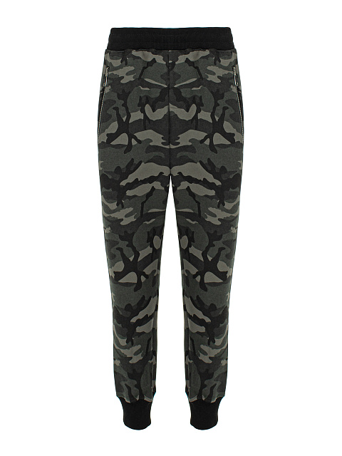 Black Camouflage Jersey Suit, 3