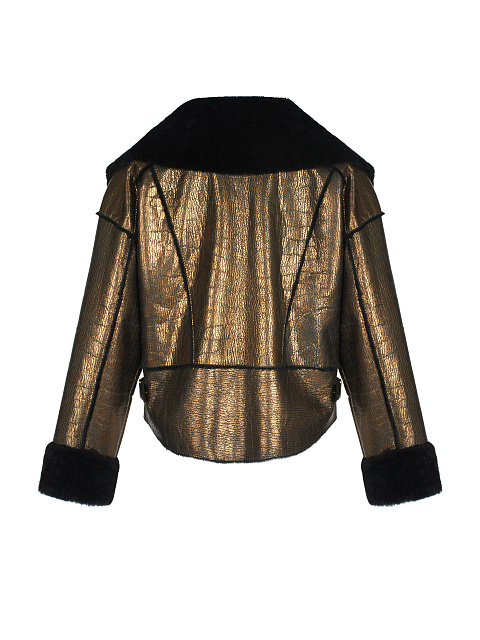 Bronze Lambskin Jacket, 2