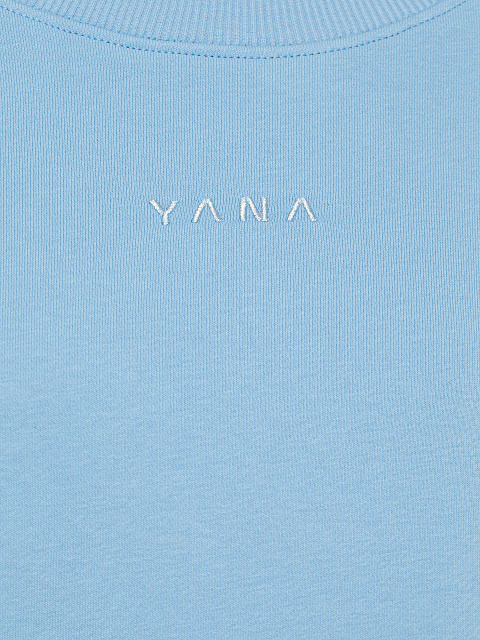 Light Blue Jersey Cargo Pants Suit, 4