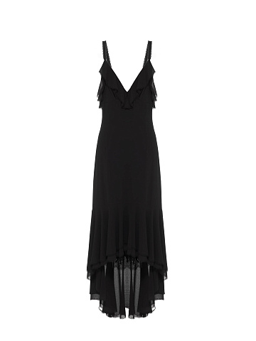 Black Chiffon and Lace Sundress, 1