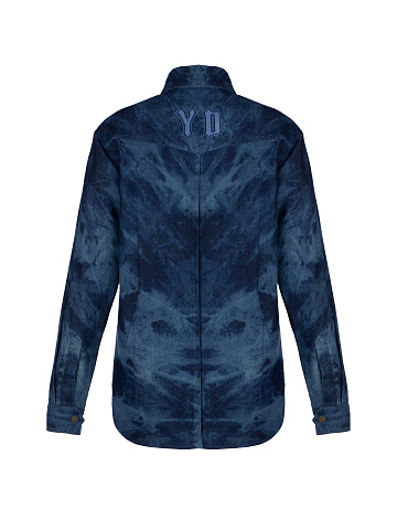 Blue Denim Tie-Dye Shirt, 2