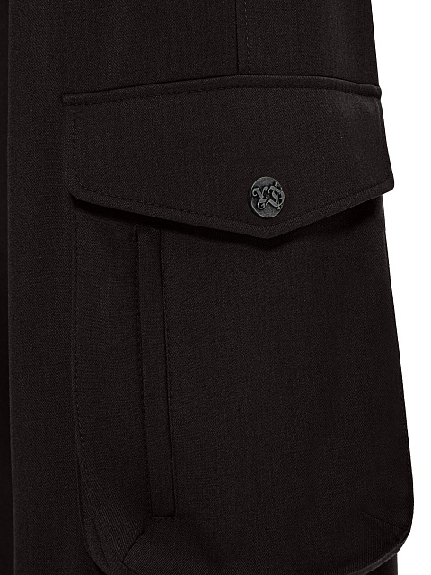 Brown Cargo Pants Suit, 6