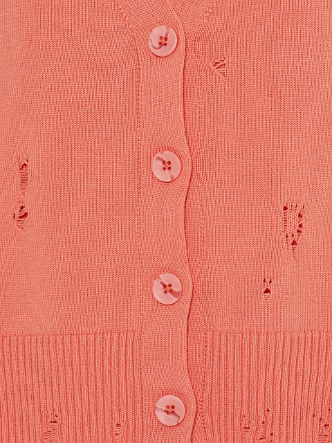 Coral Knitted Cardigan, Top & Pants Set, 6