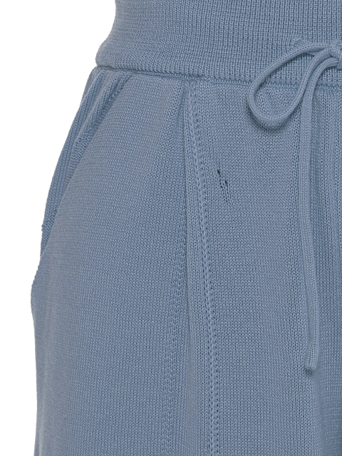 Light Blue Knitted Cardigan, Top & Pants Set, 7