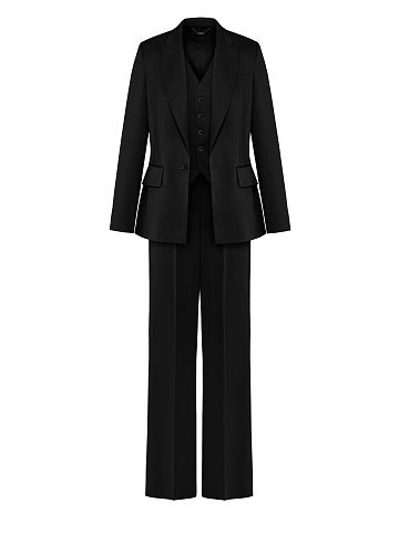 Black Wool Pant Suit, 1
