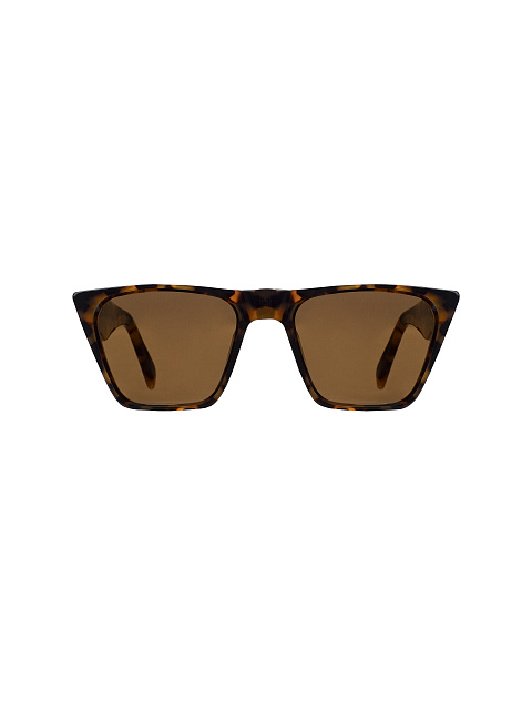 Tortoise Square Frame Sunglasses, 2