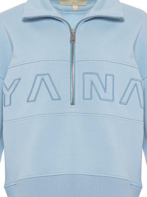 Light Blue "YANA" Embroidery Tracksuit, 5