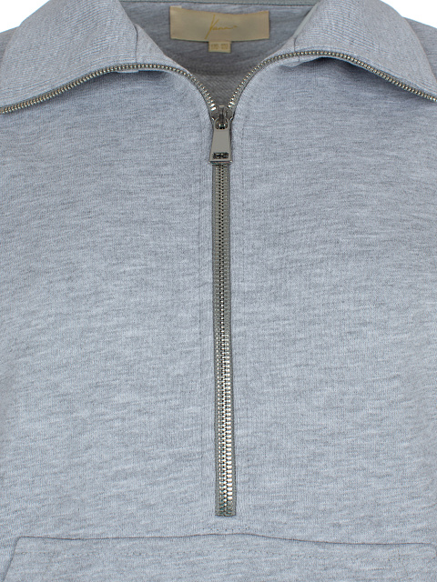 Embroidered Grey Jersey Suit, 5