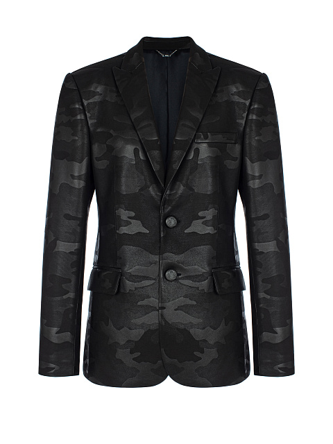 Black Camouflage Leather Jacket, 1 Black Camouflage Leather Jacket, 1