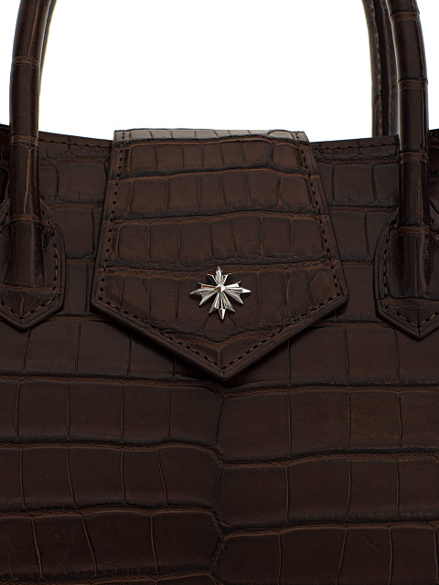 Mini crocodile leather bag, 5