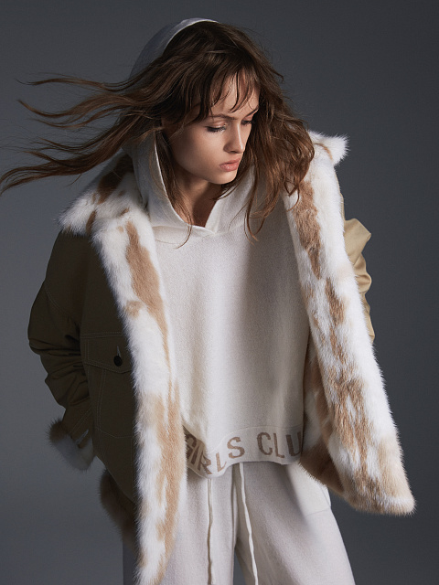 White "Hot Girls Club" Cashmere Suit, 7