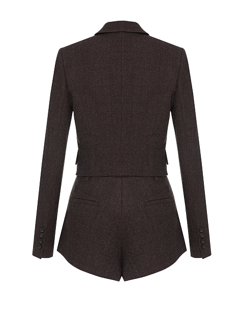 Brown wool two-piece suit, 2