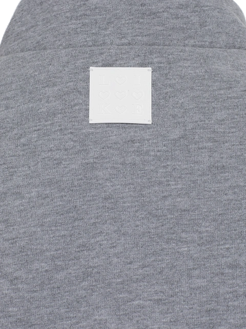 Grey Jersey Skirt & Bomber Jacket Set, 7