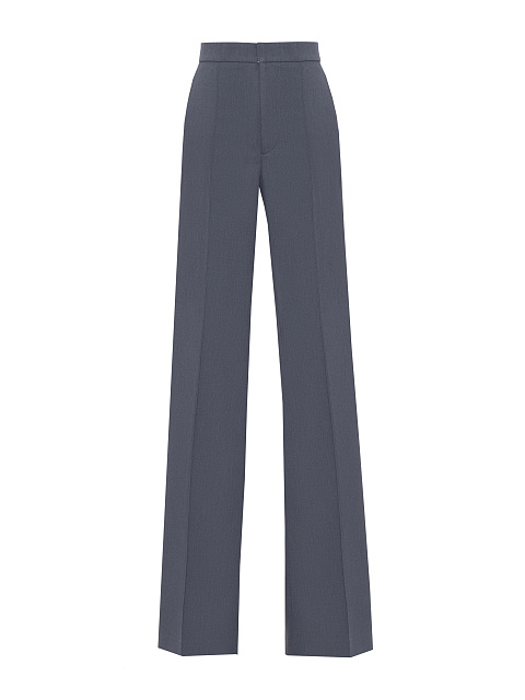 Grey Cropped Jacket Pant Suit, 3