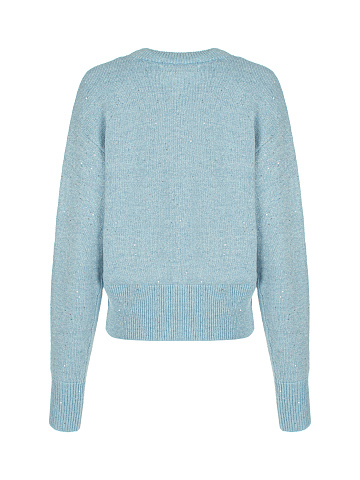 Light Blue Lurex & Sequins Jumper, 2