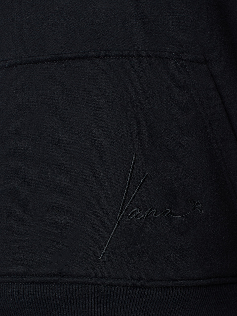 Black Jersey Set With Cross Embroidery, 6