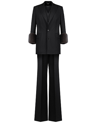 Black Mink Fur Suit, 1