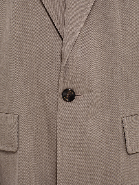 Brown wool blazer, 3