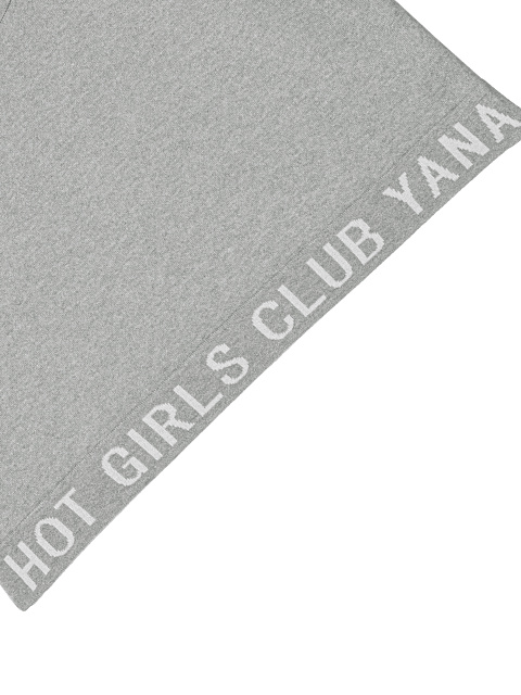 Grey "Hot Girls Club" Jersey Suit, 5