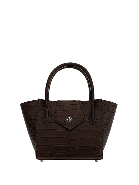 Mini crocodile leather bag, 1