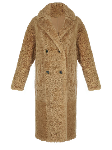 Brown Shearling Coat, 1