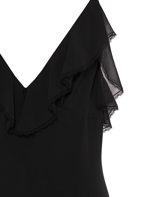 Black Chiffon and Lace Sundress, 3