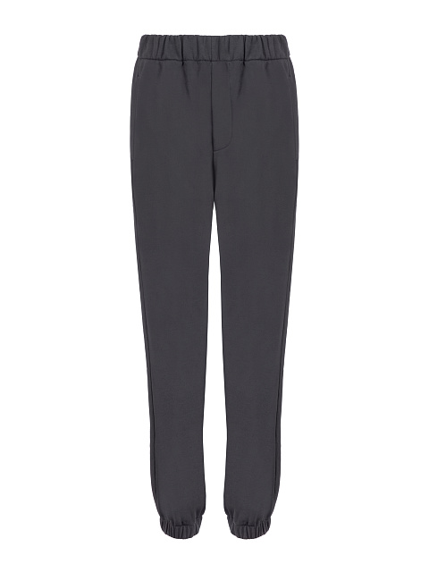 Dark Grey Embroidered Cross Jersey Set, 3