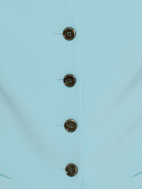 Light Blue Rayon & Silk Vest, 3