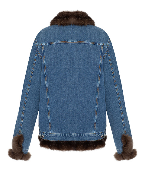 Blue Denim & Barguzin Sable Jacket, 7