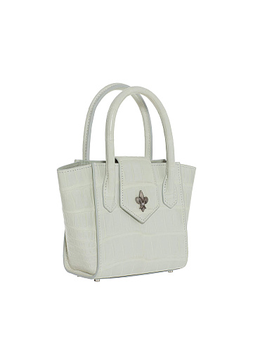 White crocodile leather bag, 2