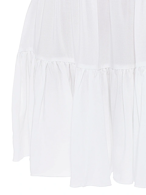 White off-the-shoulder mini dress, 3