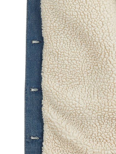 Blue Denim & Faux Fur Jacket, 4