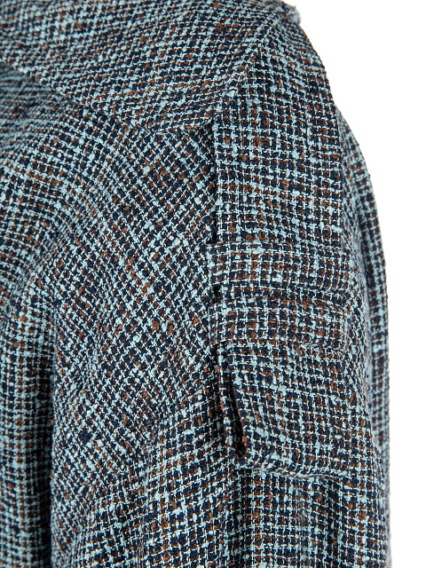Blue & Brown Trench Coat, 7