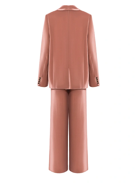 Pink Velvet Pant Suit, 2