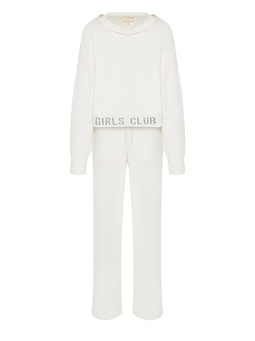 White "Hot Girls Club" Jersey Suit, 1