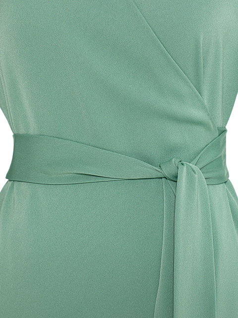 Green Rayon Midi Dress, 3