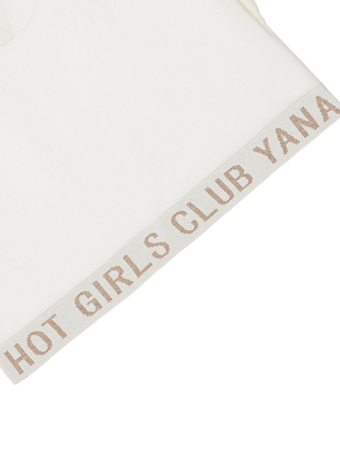 White "Hot Girls Club" Cashmere Suit, 6