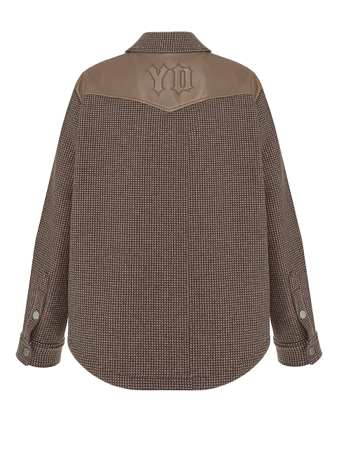 Brown Wool & Astrakhan Fur Lining Jacket, 2