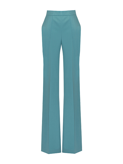Light Blue Embroidered Pant Suit, 6