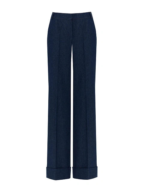 Blue Denim Pant Suit, 3