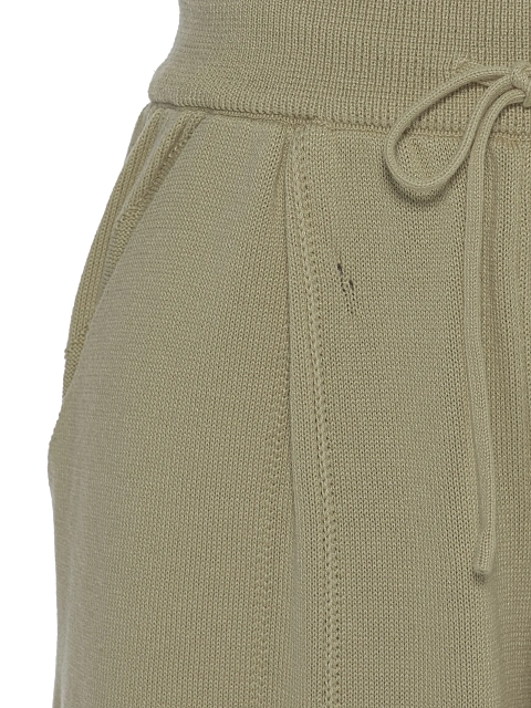 Khaki Knitted Cardigan, Top & Pants Set, 7