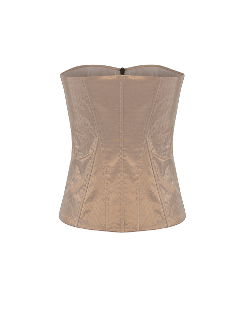 Light beige taffeta corset, 2