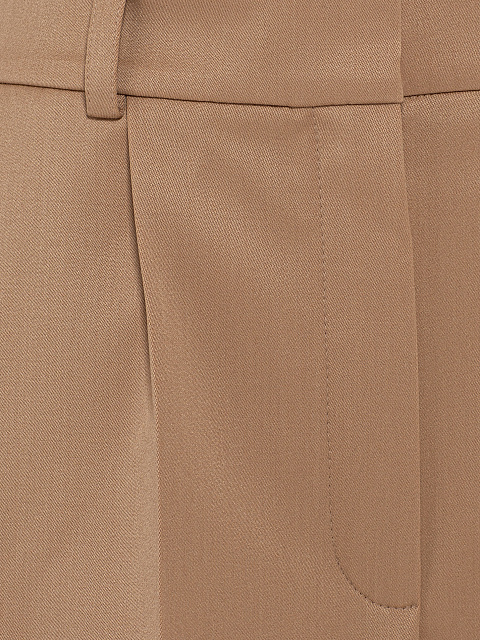 Beige Wool Pant Suit, 8