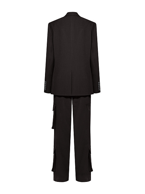 Brown Cargo Pants Suit, 3