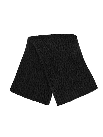 Black Wool Scarf, 2