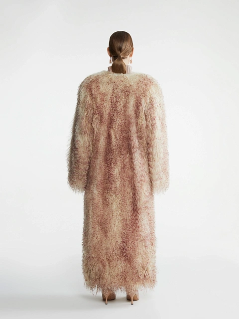 Long Lama Fur Coat, 5