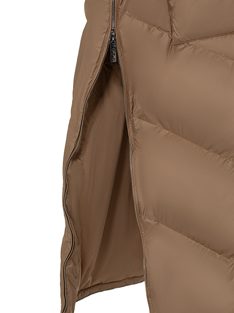Beige Maxi Puffer Jacket, 8