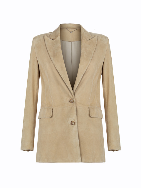 Beige Suede Jacket, 1