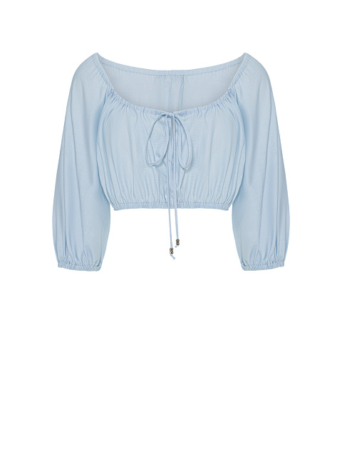 Light‑blue cotton top, 1